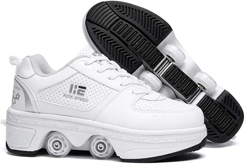 2-in-1 Roller Skates & Sneakers Unisex