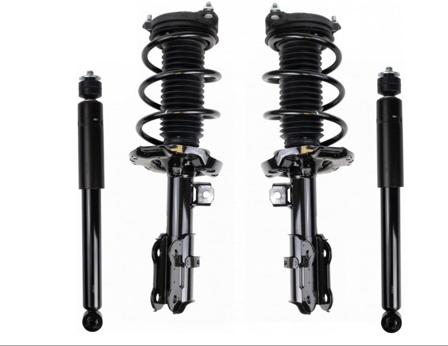 TRQ Front and Rear Complete Strut Assembly